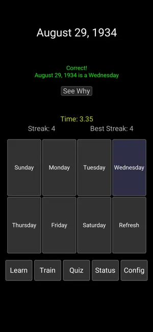 WeekdayWidget screenshot 1