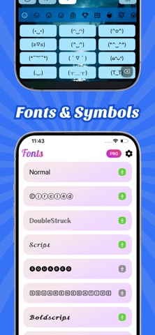 Keybord Themes & Fonts screenshot