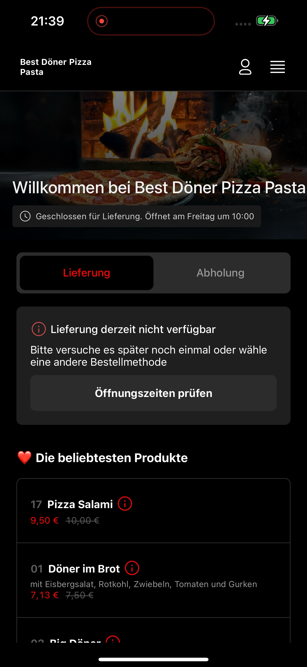 Best Döner Pizza Pasta screenshot 5
