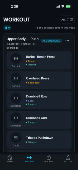 GenFit : Gym Fitness screenshot 4