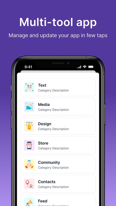 ClubKit – App Builder Screenshot