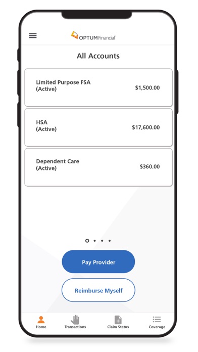 Optum Financial Screenshot
