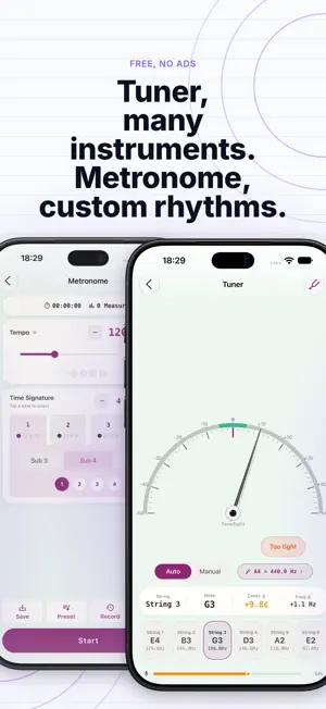 ToneSight: Singing Pitch Tuner screenshot 2