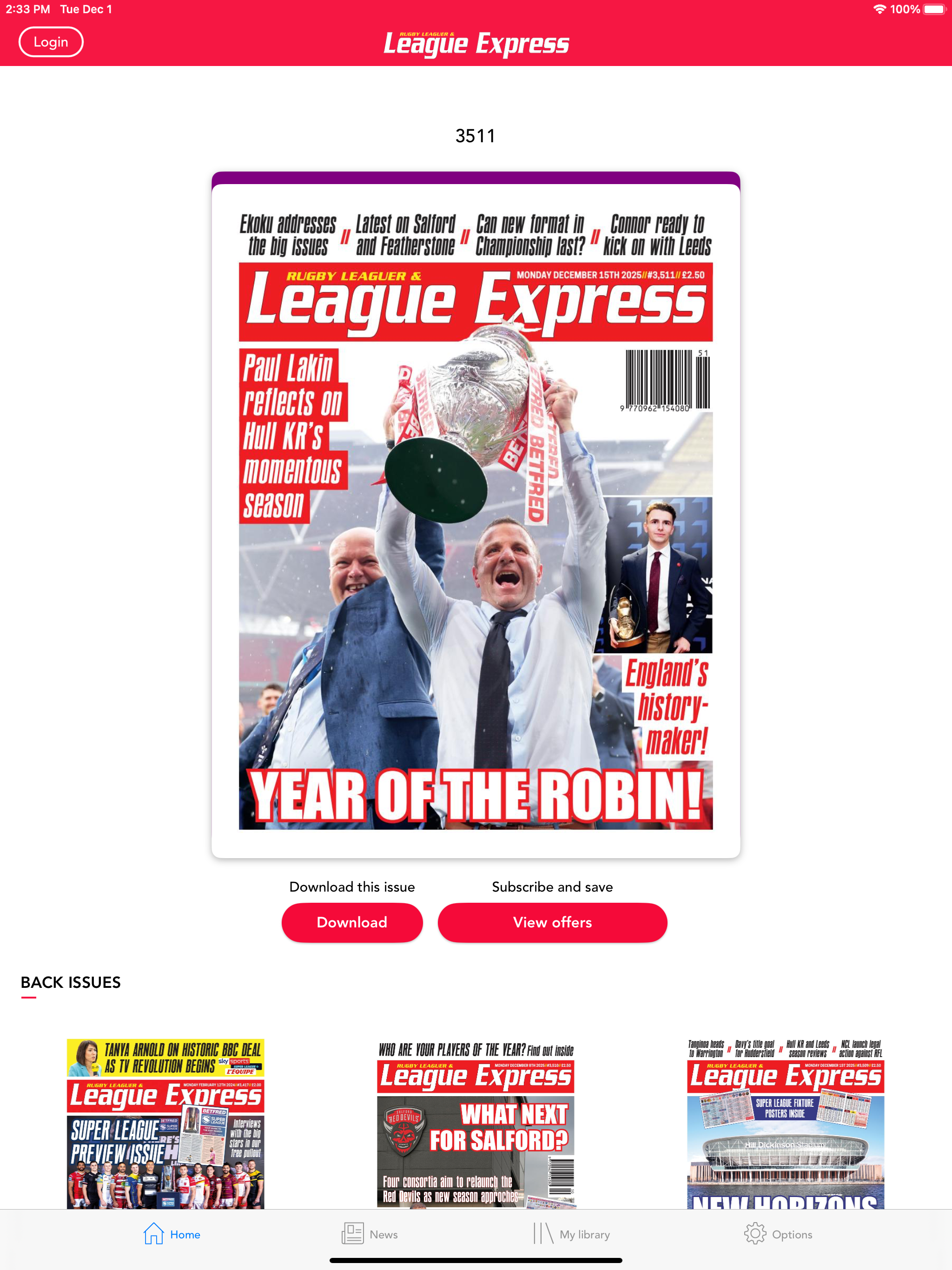 League Express
