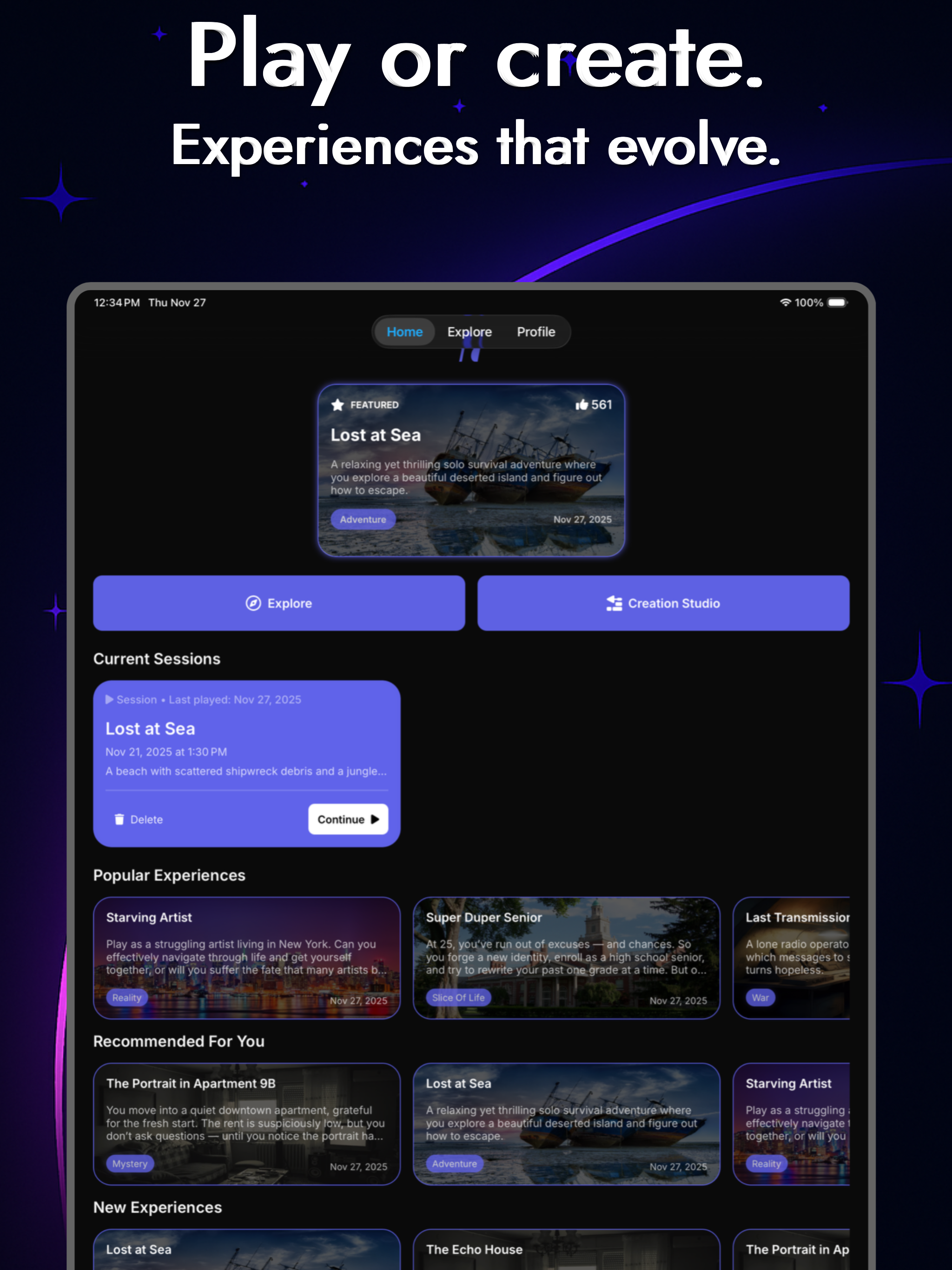 Newermi: Playable Stories
