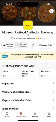 MonsoonFastfood&IndianTakeaway screenshot