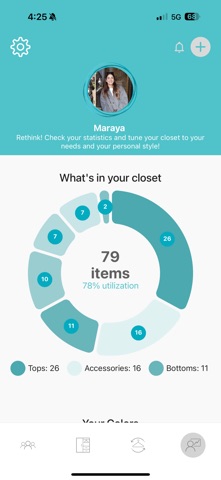 VÒNG (VONG) Digital closet screenshot
