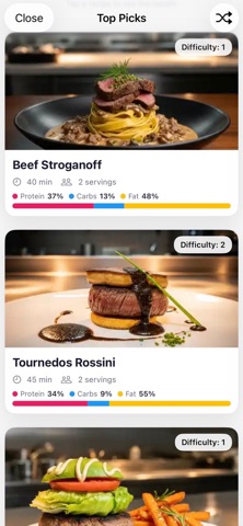 MealSwipe: Recipe Finder screenshot