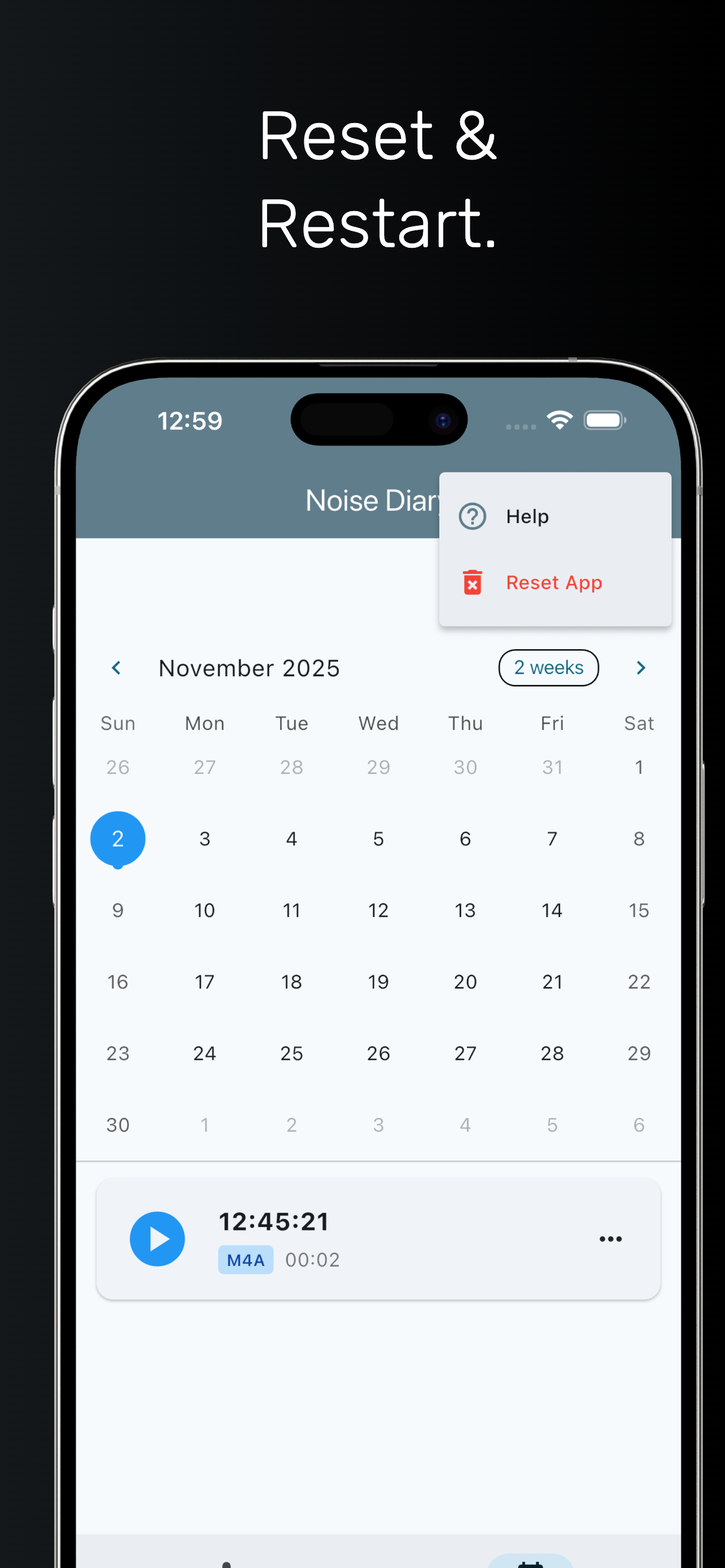 Noise Diary