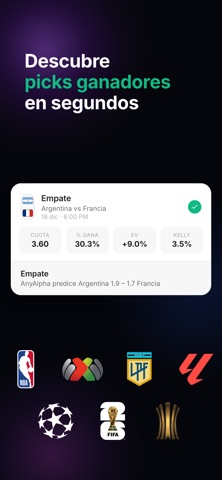 AnyAlpha iPhone screenshot 1