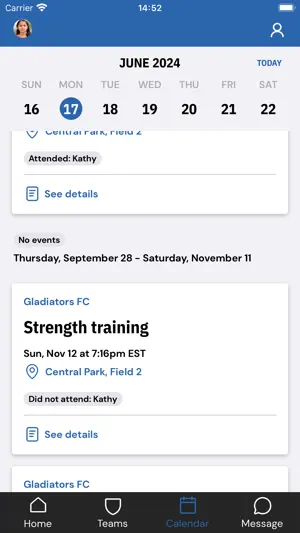 Oakwood Soccer Club screenshot 3