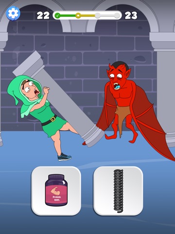 Save My Man Brain Puzzles Game iPad screenshot