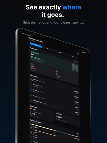 Kial: Budget & Expense Tracker iPad screenshot