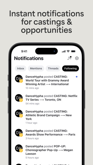 DanceHypha iPhone screenshot 5 - Social Networking app