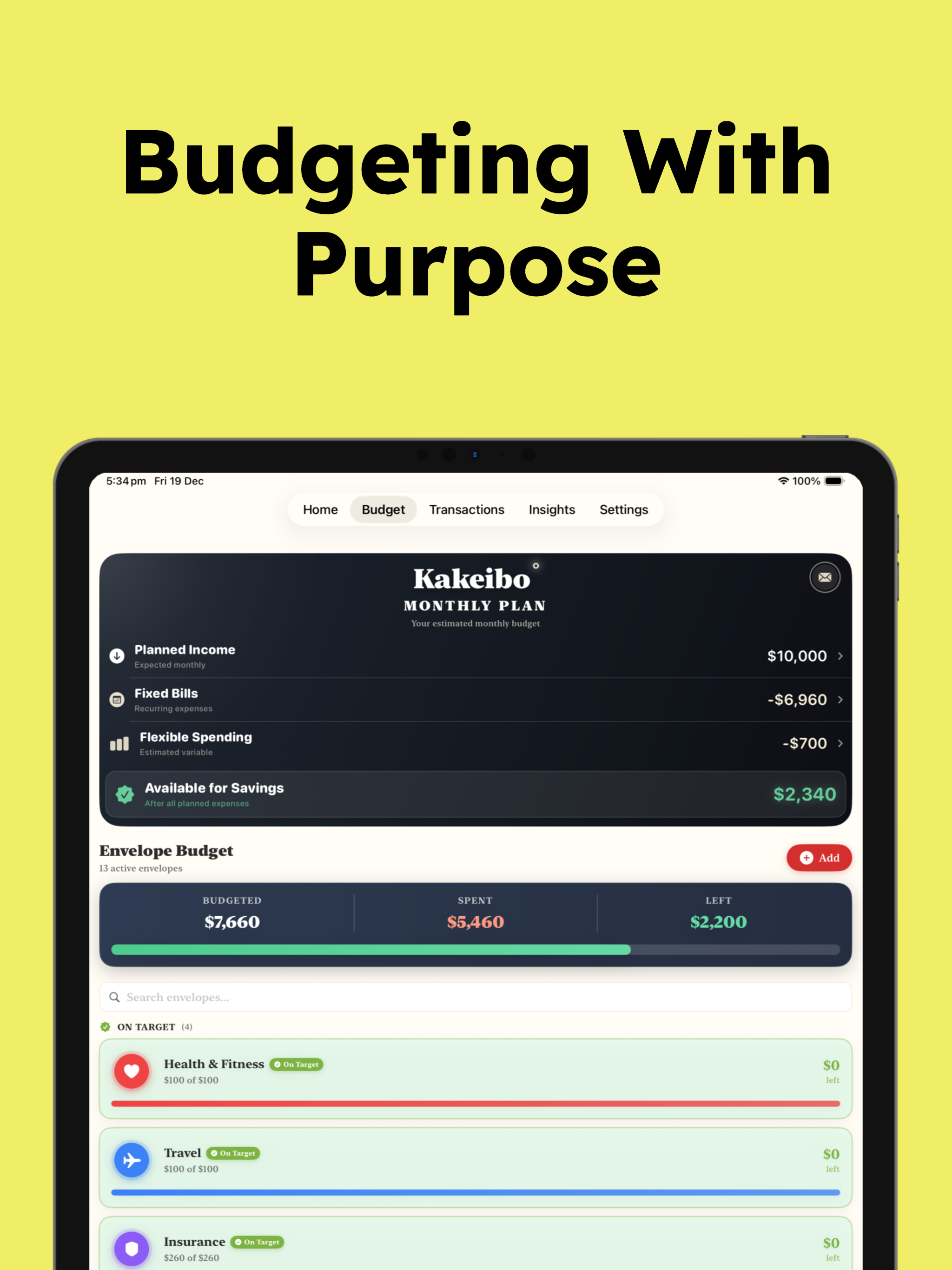 Kakeibo: Goal & Budget Planner screenshot 14