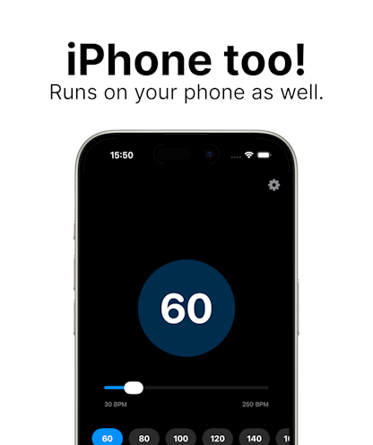 Pulse: Metronome Haptic+Quiet