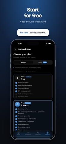 AIVancePro: AI Workout Planner Screenshot 9 of 9