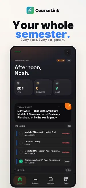 CourseLink: AI Study Planner screenshot 1