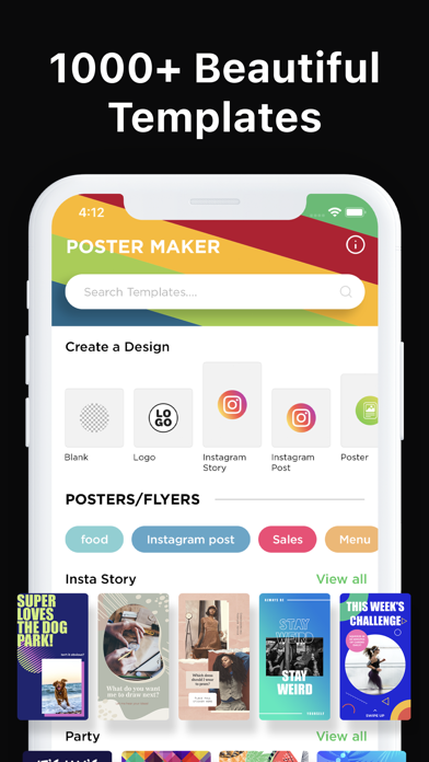 Poster Maker + Flyer Creator Screenshot