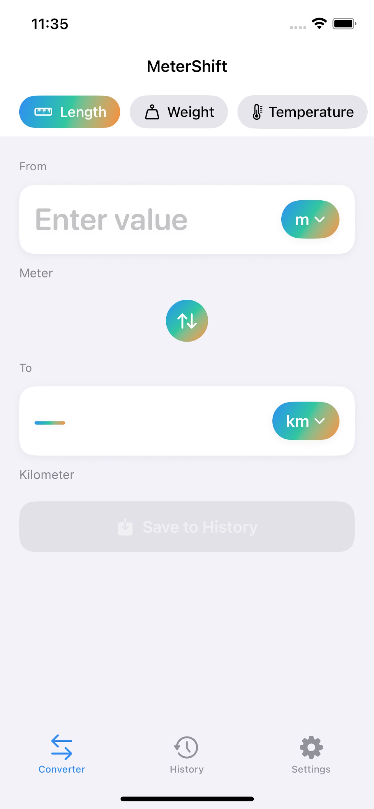 Screenshot 1 of MeterShift