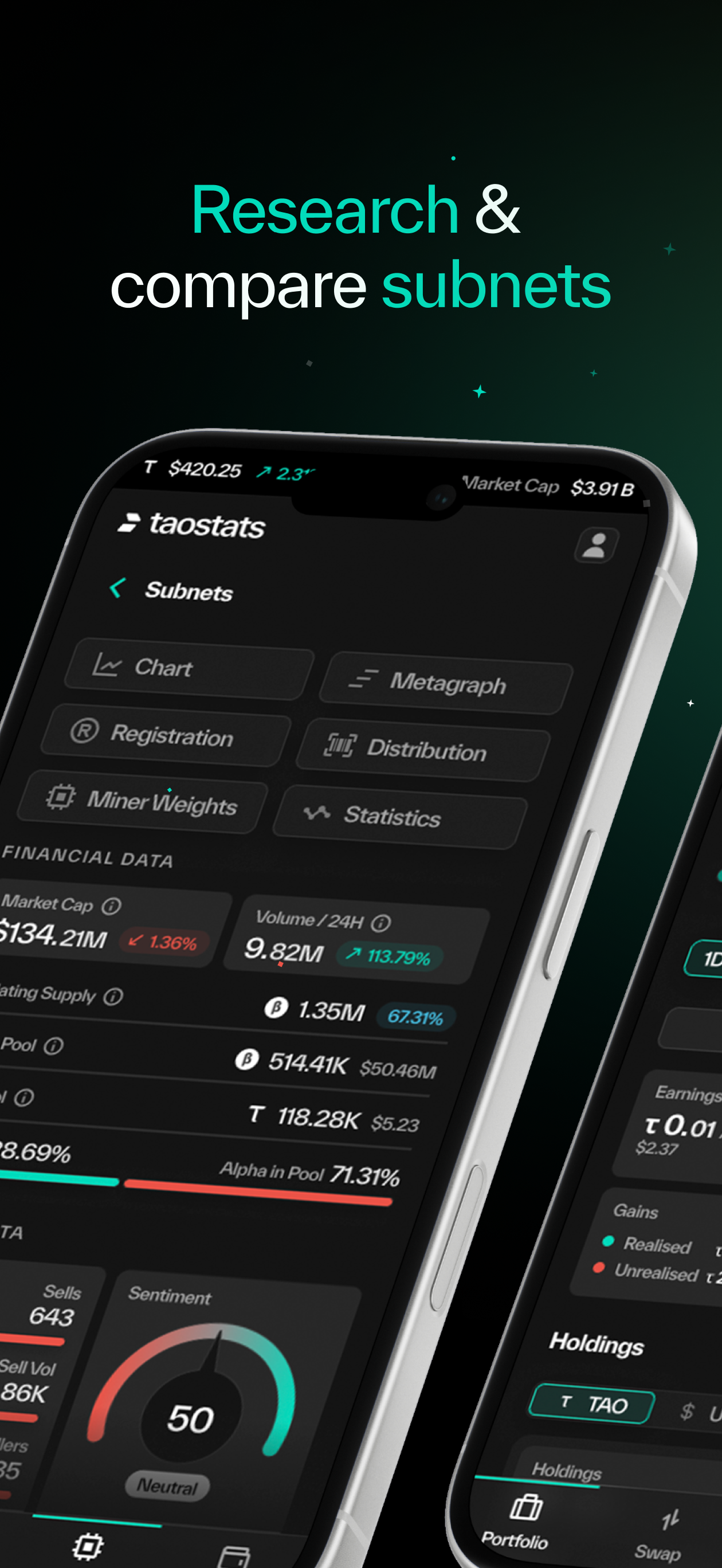 taostats: Bittensor Wallet screenshot 3