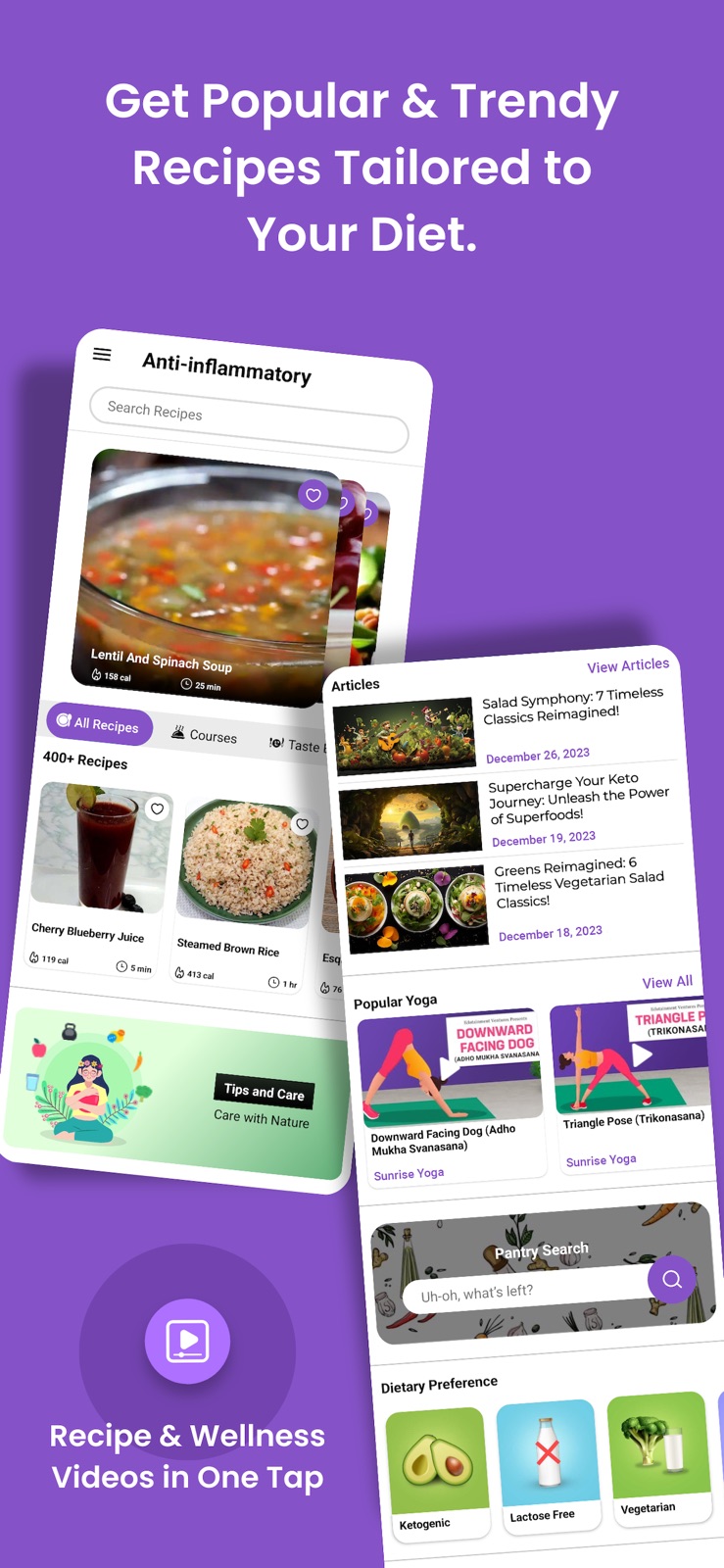 Anti Inflammatory: Diet Recipe iphone screenshot 2