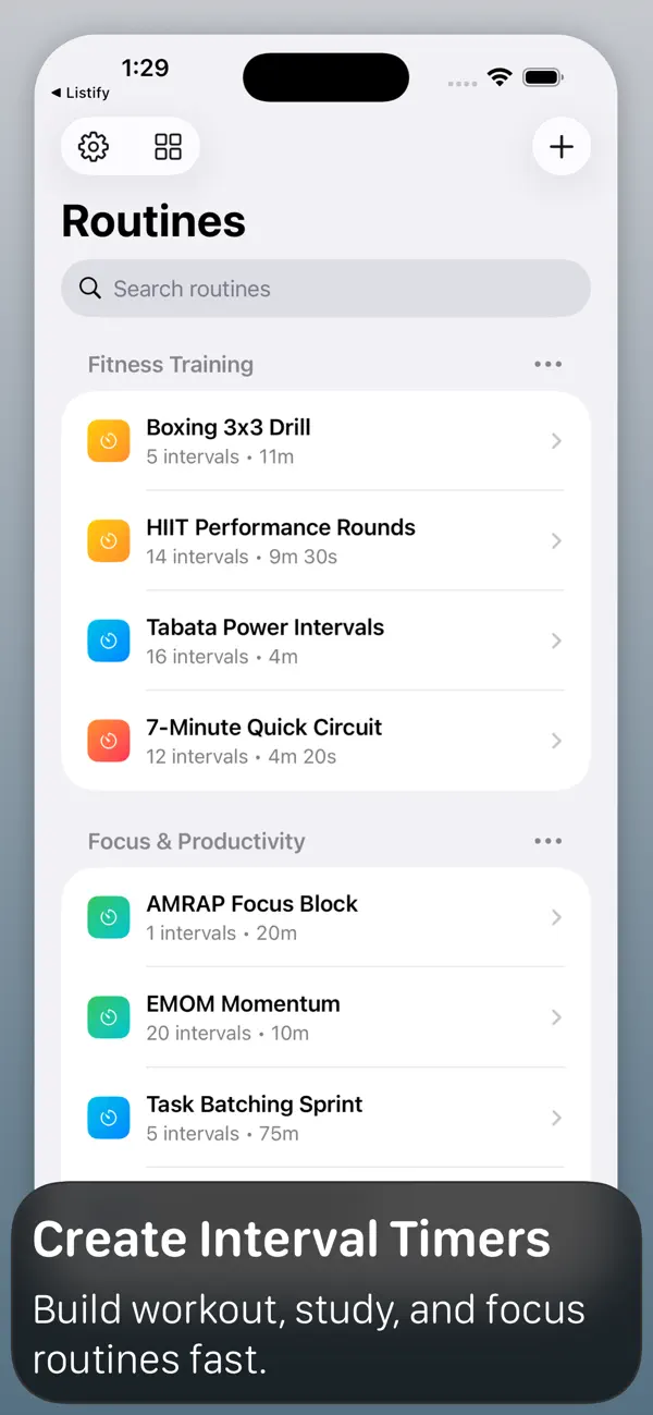 #1. Pulse Workout Intervals (iOS) By: Fishington Studios