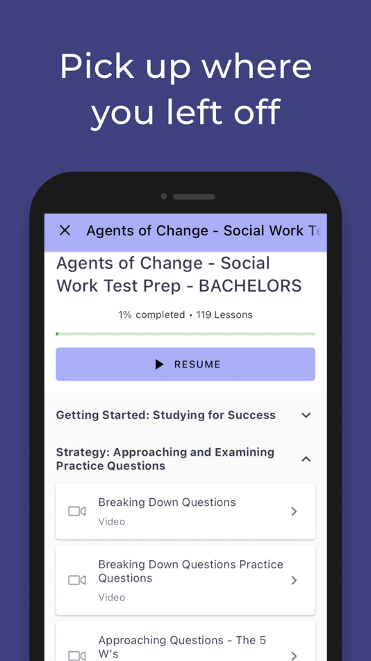 #1. Agents of Change ASWB Prep (iOS) Podle: Agents of Change LLC