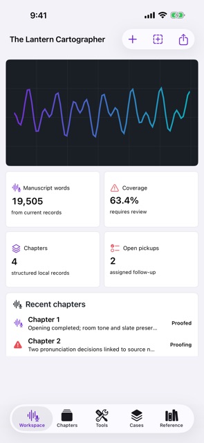 VoxMargin: Audiobook Desk screenshot 1