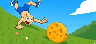 Chase the Rolling Cheese Screenshot 3 of 6