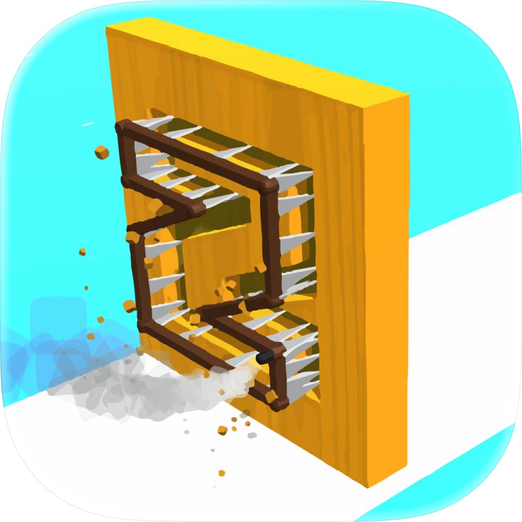 Apple App Store cover for Wood Cutter - Saw
