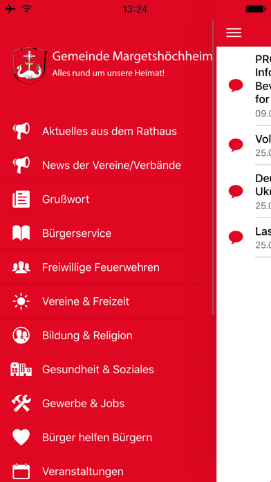 Gemeinde Margetshöchheim Screenshot