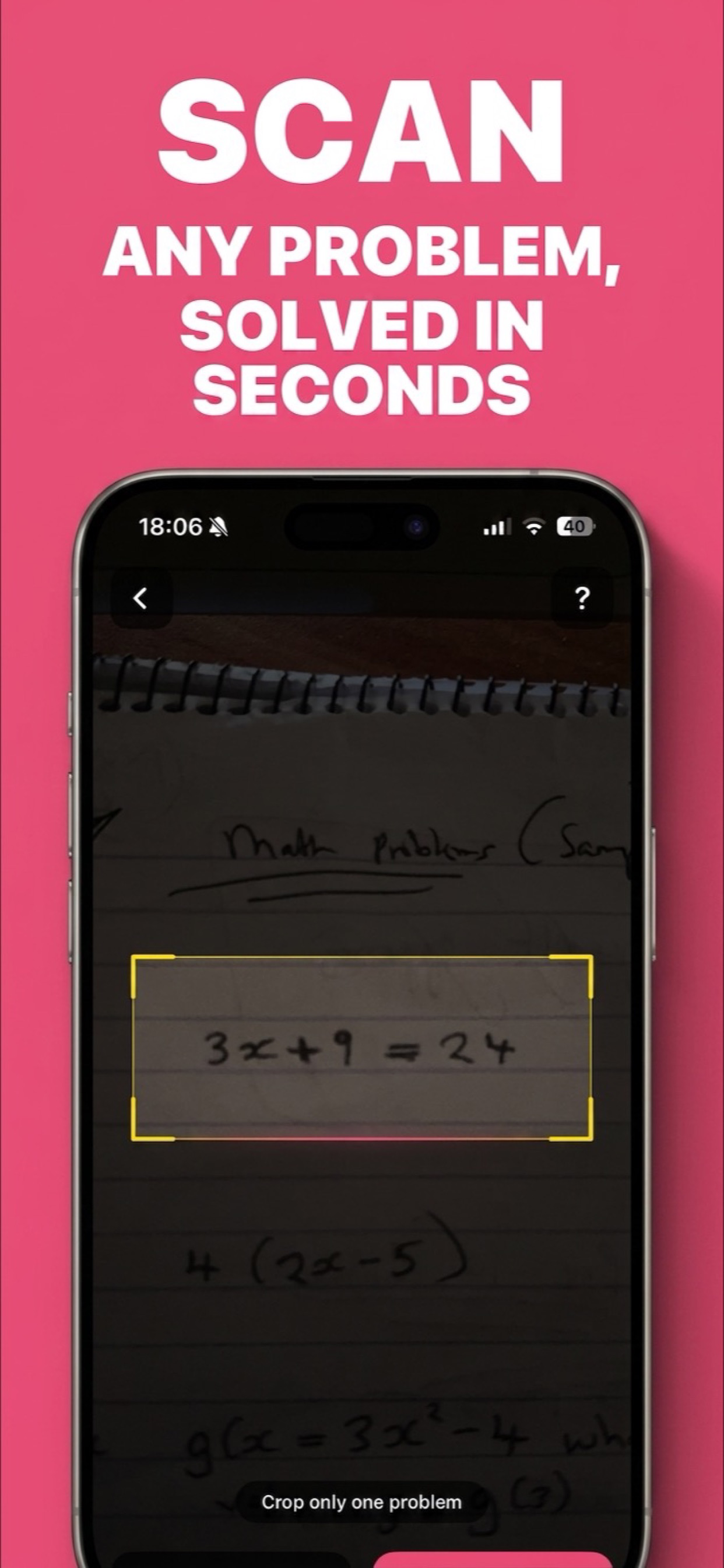 Solve Math Problems: MathScans screenshot 4