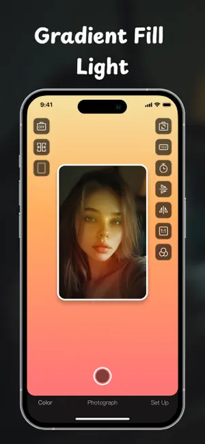 GlowCam：Selfie Light Camera iPhone screenshot 3