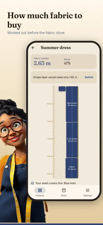 Quilting & Sewing Cuts: Cutfit screenshot 2
