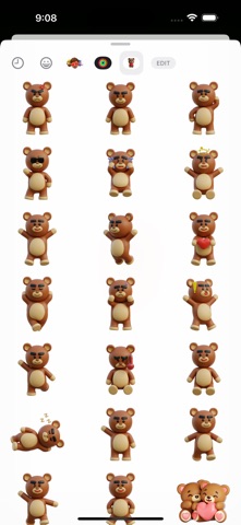 Cute Bear Stickers - WASticker screenshot