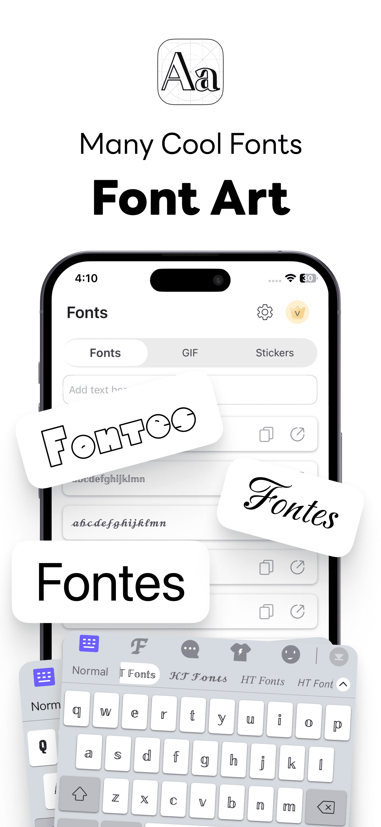 HT Keyboard Fonts - Fonts Art