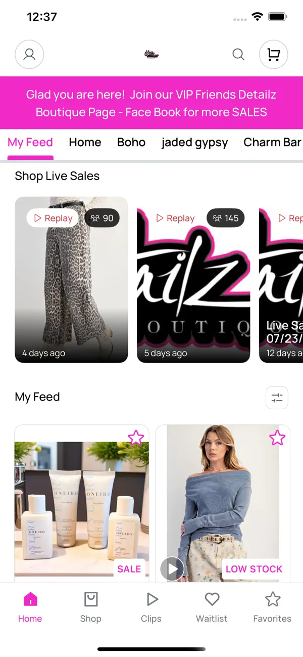 Screenshot #2 pour Detailz Boutique
