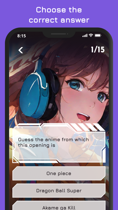 Screenshot #3 pour Anime Quiz - Guess Opening