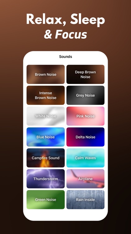 Brown Noise for Sleeping