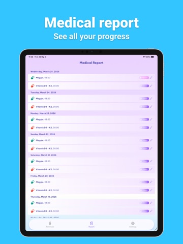 Pill Reminder - Medication Log ipad screenshot 3
