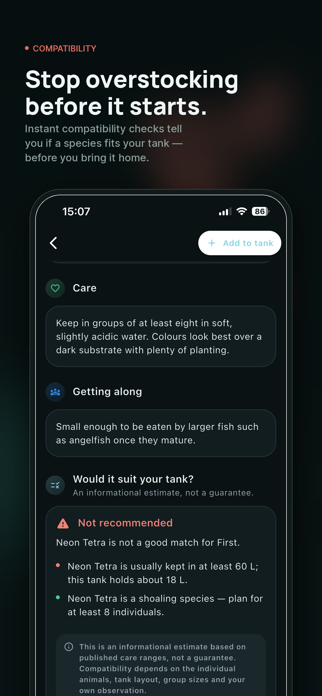 Screenshot 8 of Tankside: Fish & Aquarium Care
