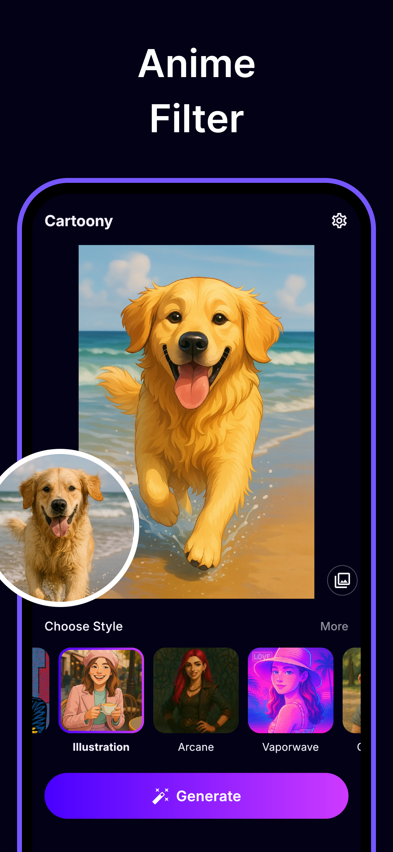 Cartoony: Cartoon Photo Editor