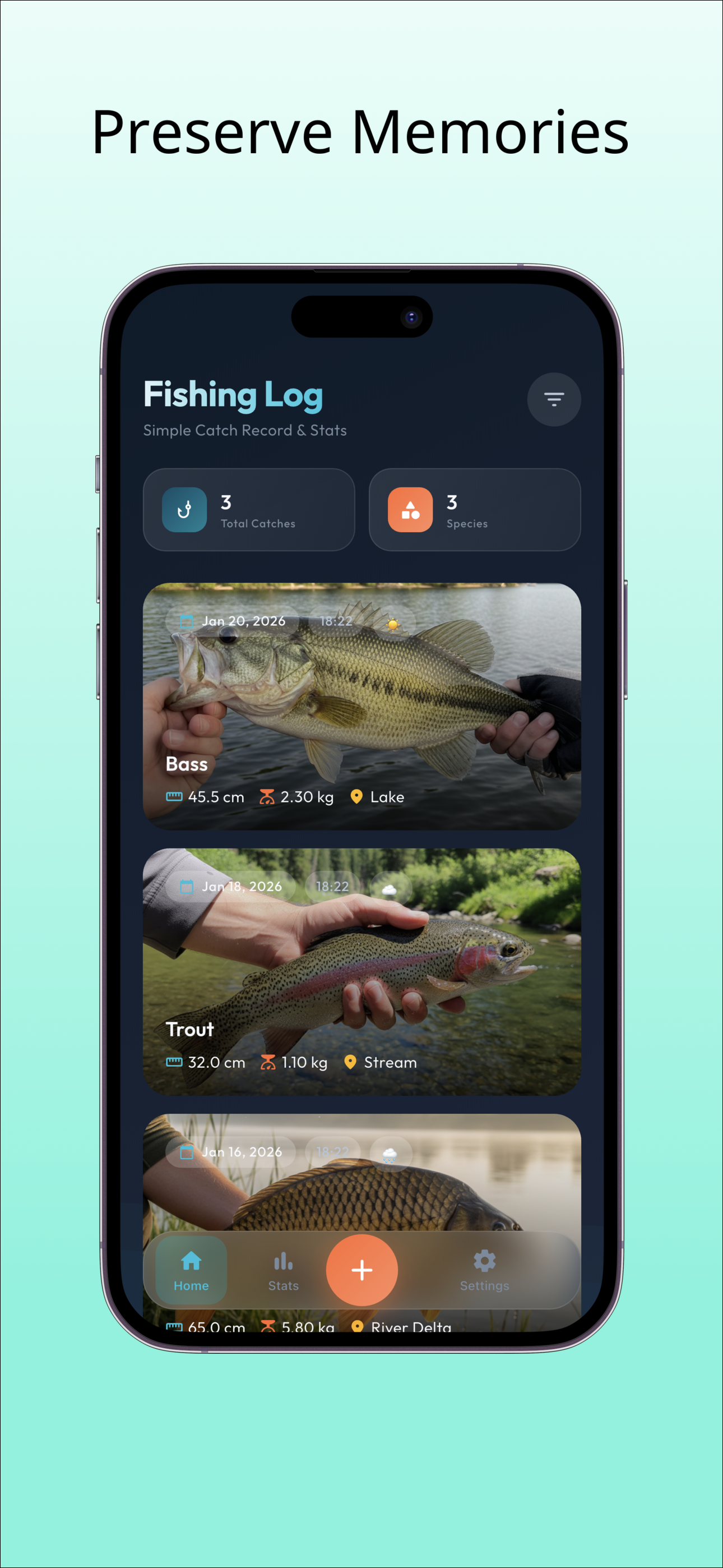 FishingLog - Simple Catch Log screenshot 3