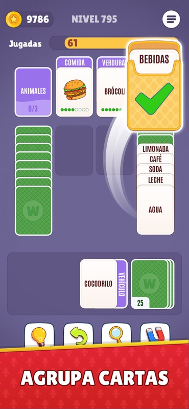 Word Solitaire: Une y Juega screenshot 4