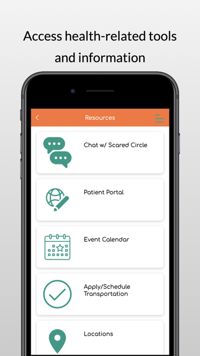 Sacred Circle Outreach Screenshot