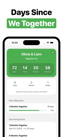 Love Counter Widget: Togethr screenshot