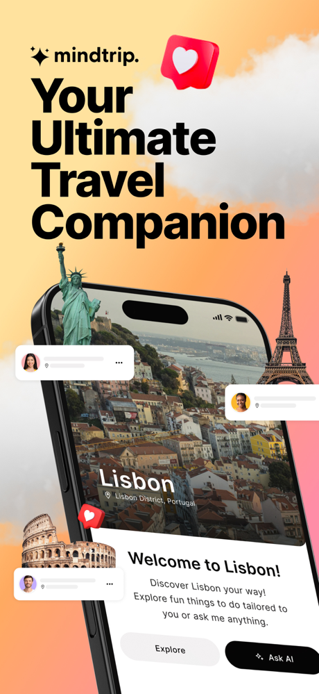 Mindtrip: AI Travel Companion screenshot 1
