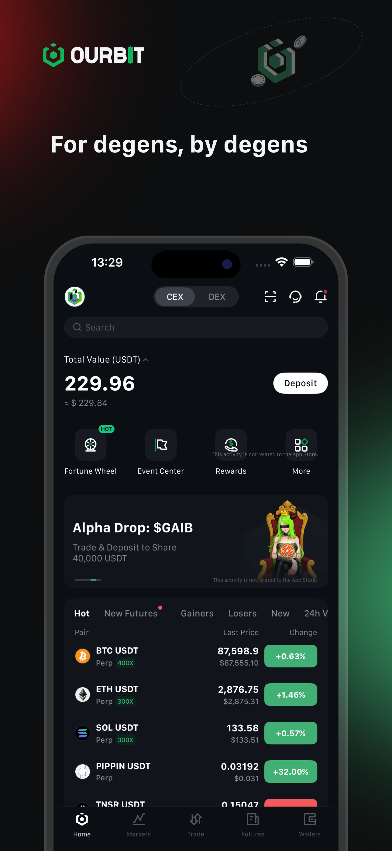 Ourbit: Buy Bitcoin & Crypto