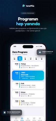 Teneffüs iPhone screenshot